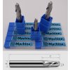 Ball Nose End Mills for ALU 2 Flutes HRC50 R6-12D-24C-150L