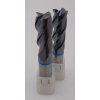 Corner Roughing End Mills for Steel 4 Flutes - Fekete TGB-T-K4-HRC58-Ø10R0.5-10D-25C-75L-Black