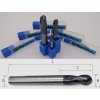 Ball Nose End Mills for Steel 2 Flutes HRC50 R4-8D-16C-60L