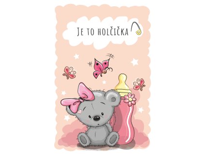 K narození dítěte - holka  Katalogové číslo: K0107     EAN: 8594201843075