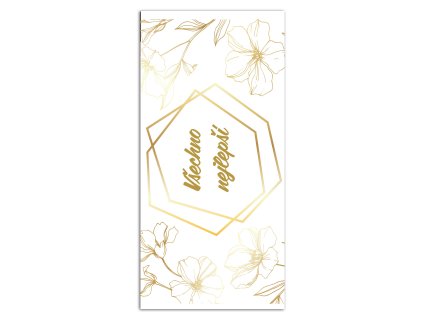 L0004 přání ColdFoil