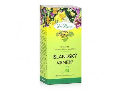 Bylinný čaj průduškový ISLANDSKÝ VÁNEK® porcovaný 30 g  pro snadnější vykašlávání