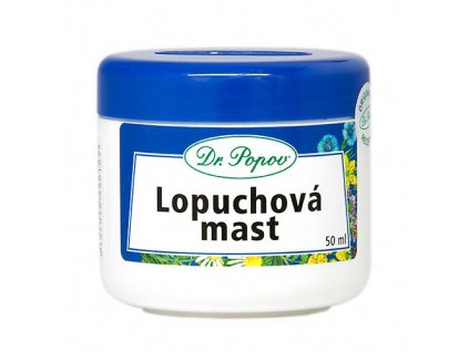 Bylinná mast LOPUCHOVÁ 50 ml  její užívání vhodné i pro malé děti (od 3 let)