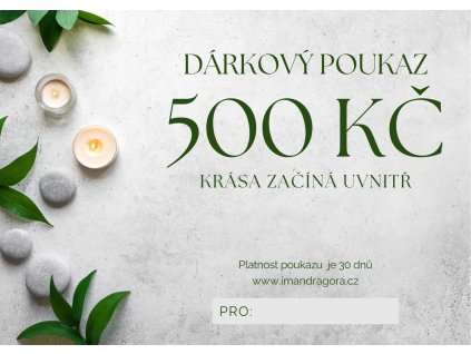 Dárkový poukaz 500 Kč