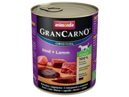 GRANCARNO Adult - hovězí, jehněčí 800g