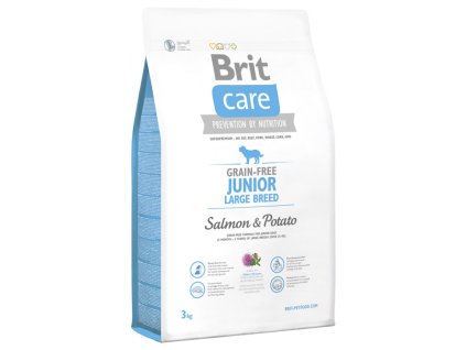 Brit Care Grain-free Junior Large Breed Salmon & Potato 3kg