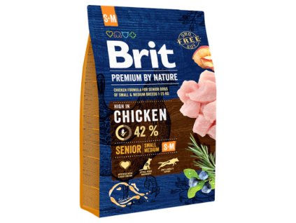 BRIT Premium by Nature Senior S+M 3kg