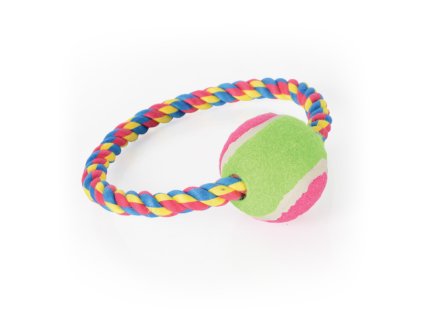 Bavlněný kruh s tenisákem 16cm