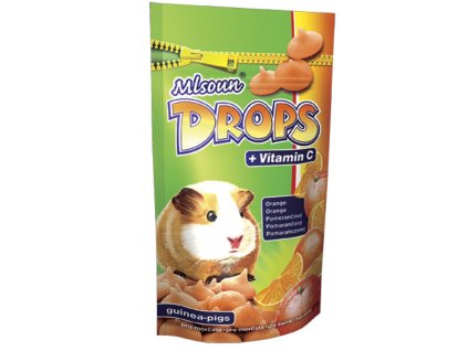 Mlsoun Drops hlodavec 75g pomerančový