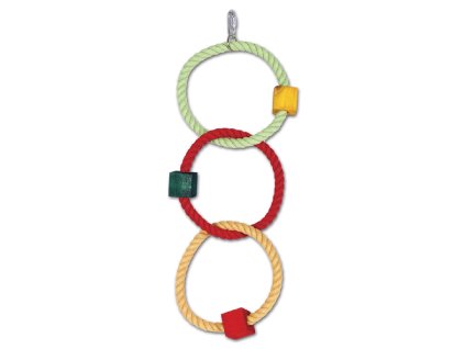 Bavlněné kruhy s kostkami