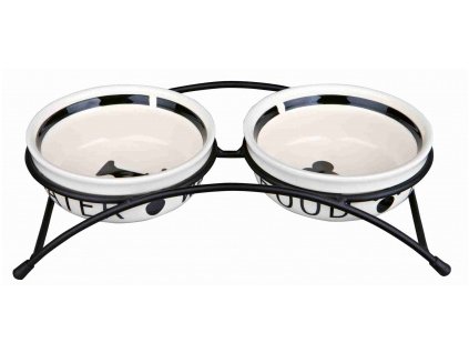 Set keramických misek se stojánkem 2 x 0,6 l/15 cm