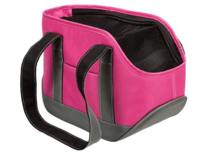 Transportní taška Alea, mini plemena, 16x20x30, do 5kg, růžová/šedá