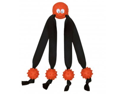 Míč z tvrdé gumy chobotnice s chapadly 24 cm