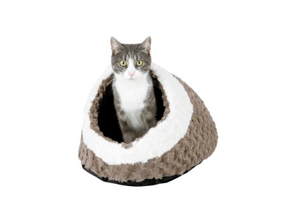 Plyšová jeskyně KALINE 35x26x41 cm krémová