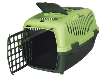 Transportní box CAPRI II 37x34x55cm max.do 8kg, - tmavě zelená/světle zelená