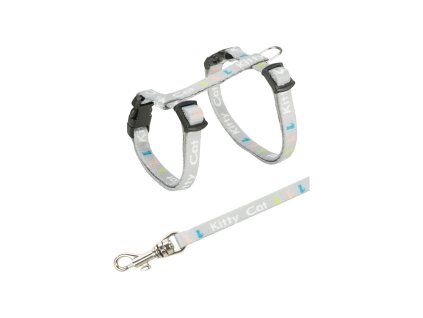 Postroj pro koťata KITTY CAT 21-33 cm/8 mm/1,20 m