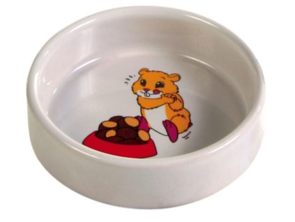 Keramická miska pro křečka s obrázkem 90 ml/8 cm
