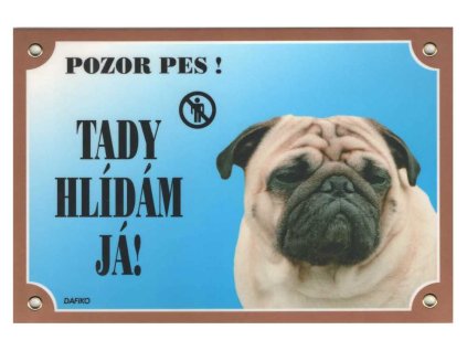 Cedule na vrata Mops