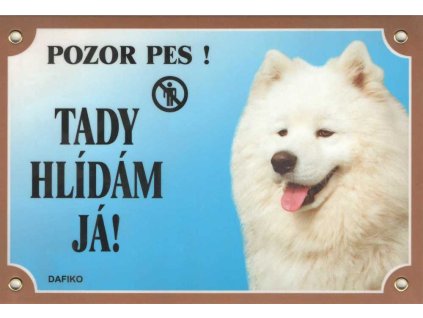 Cedule na vrata Samojed