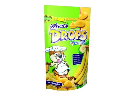MLSOUN Drops hlodavec 75g banán