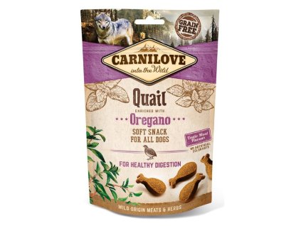 Carnilove Dog Semi Moist Snack Quail & Oregano 200g
