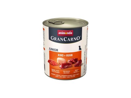 GRANCARNO JUNIOR - kuře, hovězí 800g