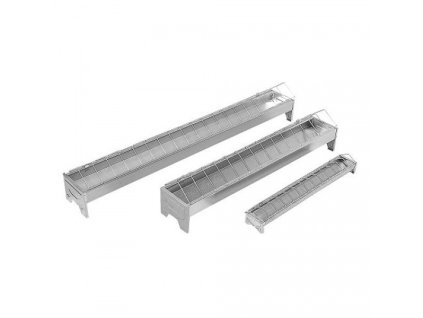 Krmítko pro drůbež žlabové, pozinkované