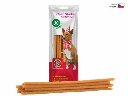 Hovězí tyčinky 50 % kolagenu - polovlhký pamlsek 75 g