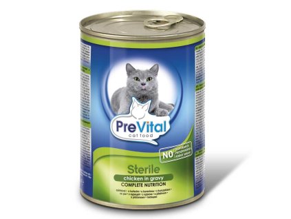 PreVital kočka sterilní kuře, kousky 415 g
