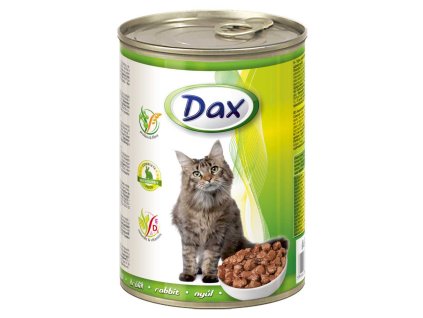 Dax Cat kousky králičí 415 g
