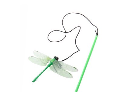 Vážka s rolničkou na prutě