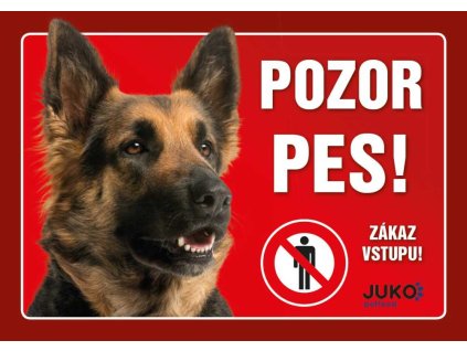 Cedule na vrata Německý ovčák hnědý