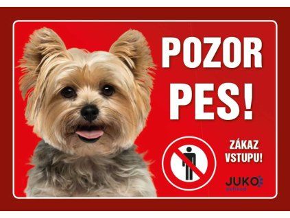 Cedulka Juko JORKŠÍRSKÝ TERIÉR