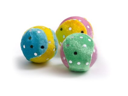 Hračka pro kočku 3 pěnové míčky