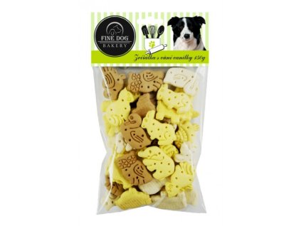 FINE DOG Bakery zvířátka MIX s vůní vanilky 150g