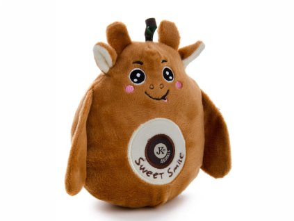 Plyšová pískací kravička 16 cm