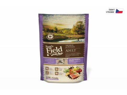 Sam's Field Low Adult Salmon & Potato, hypoalergenní 800g