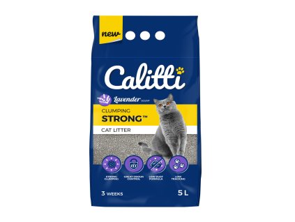 Calitti Strong Lavender - Bentonite litter 5 l