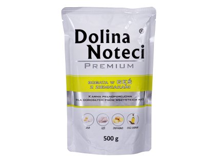 DOLINA NOTECI PREMIUM husa s bramborem kapsička pro psy 500 g