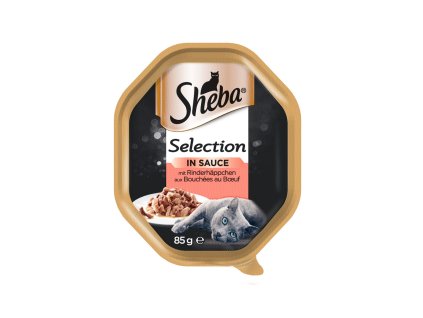 SHEBA hovězí v omáčce 85g