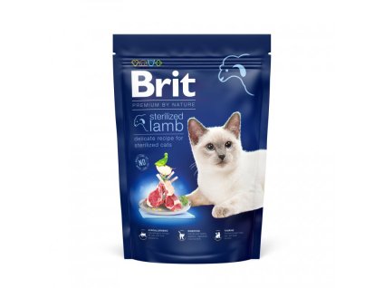 Brit Premium by Nature Cat Sterilized Lamb 800g