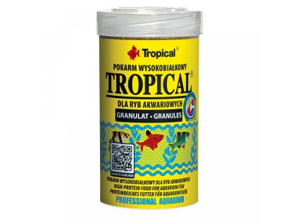 Tropical Granulat s vysokým obsahem bílkovin ve formě granulí