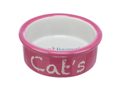 Keramická miska CAT´s, 0,3 l/ø 12 cm, antická růž/světlešedá