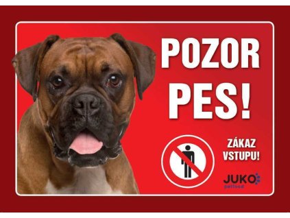 Cedule na vrata Boxer