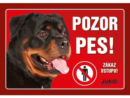 Cedule na vrata Rotvajler