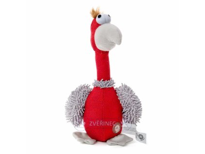 Plyšový papoušek pískací hračka