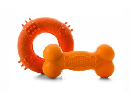 Kruh s bodlinami a pískací kost z TPR pryže