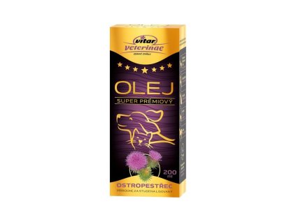 Vitar veterinae ostropestřec olej 200 ml