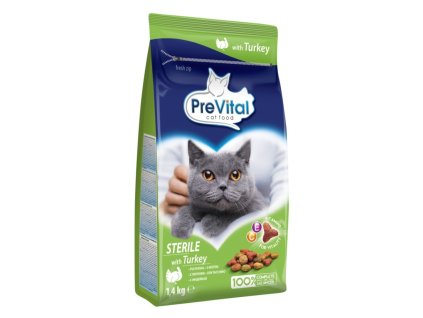 PreVital kočka sterile krůtí 1,4 kg