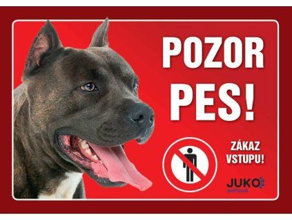 Cedulka Juko STAFORDŠÍRSKÝ TERIÉR